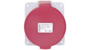 Panel socket 5P 32A 400V red IP44 PKY32F435 /T2UK - Picture 1 of 1