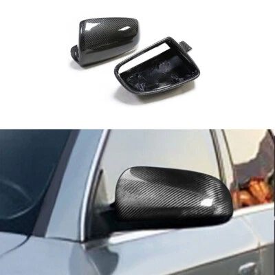 Tapacubos de fibra de carbono para Audi A3 A4 B7 A6 2004-2008 Foto 1 de 4