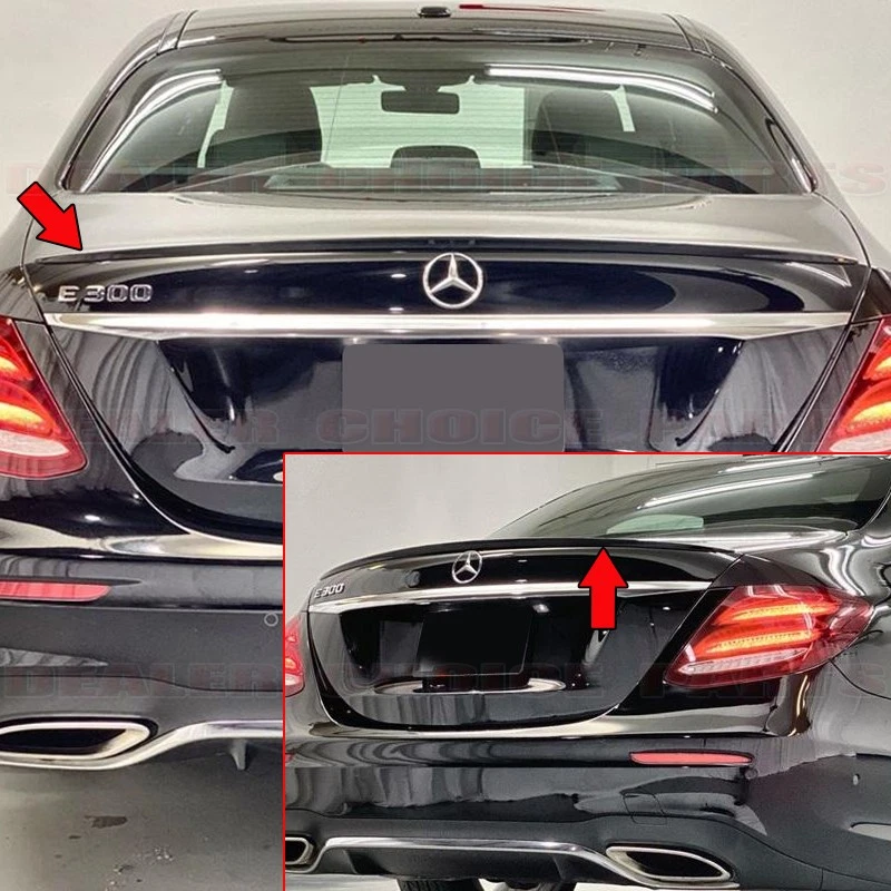 Spoiler For W213 Mercedes E Class Sedan 2017 2018 2019 2020 2021 2022 UNPAINTED - Изображение 1 из 1