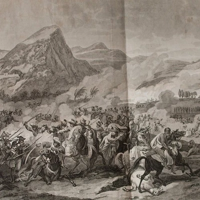 Martinet nach Bataille du Mont-Thabor 1799 Napoleon Feldzug Syrien Kupferstich - Bild 1 von 4