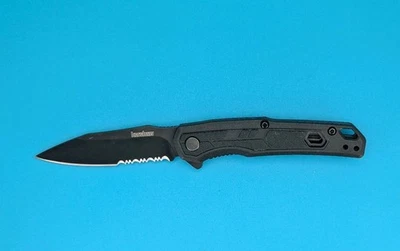 Navaja de Bolsillo Táctica Plegable Kershaw Appa, Speedsafe, 2.75 Pulgadas Negra 1402BLKST Foto 1 de 4