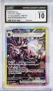 Pokemon CGC 10 Hydreigon ex 240 Surging Sparks - Picture 1 of 2