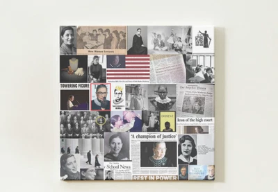 ICON OF THE HIGH COURT,CHAMPION OF JUSTICE, 'Ruth Bader Ginsburg' REST IN POWER - Image 1 of 2