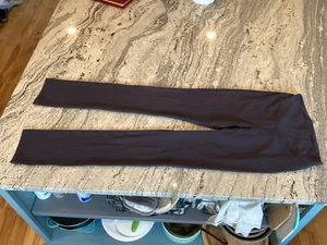 LN Lululemon Blue Mini Flare Yoga Pants Sz 10 Long  - Picture 1 of 4
