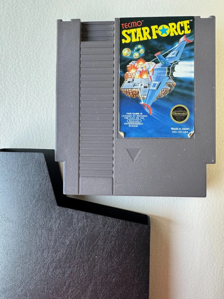 STAR FORCE (Nintendo NES, 1988) Game Cartridge  & Sleeve - Image 1 of 1