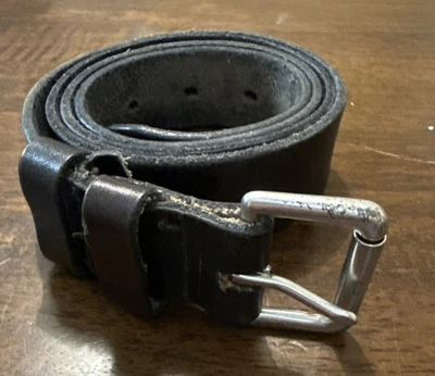 Cinturón polo de cuero negro para hombre Ralph Lauren 40/100 Foto 1 de 4