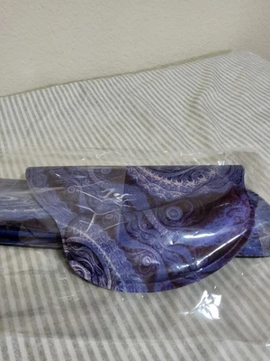 Alfombrilla de ratón con reposaescrituras y reposamuñecas para teclado morado Foto 1 de 4