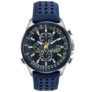 CITIZEN Blue Angels Reloj Hombre Moda Cinturón Silicona Cuarzo Reloj Pulsera - Imagen 1 de 7