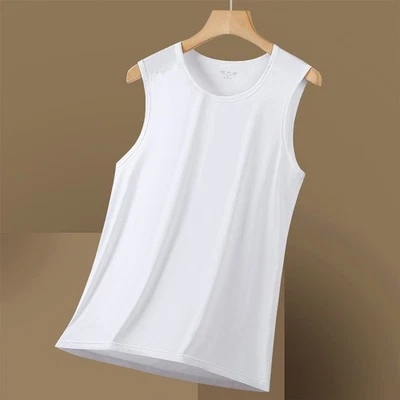 Ultra-Thin Sports Quick Drying Top Running Fitness T-shirt Ice Silk Men's Vest - Image 1 of 4