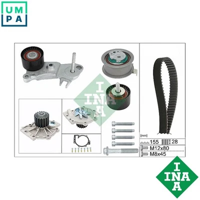 WATER PUMP & TIMING BELT KIT 530 0762 30 FOR VOLVO V60/Cross/Country/II V40 2.0L - Image 1 of 4