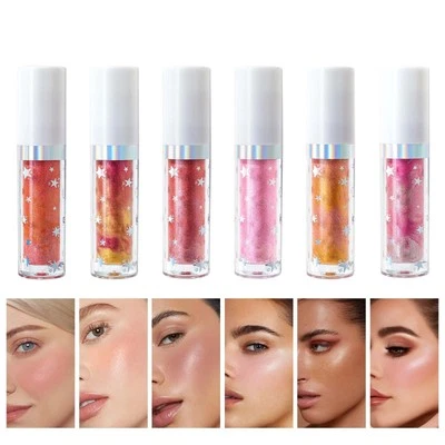 Frauen Blusher Einfach Zu Mischen Flüssiger Blush Seidig Glatte Textur Röten - Bild 1 von 4