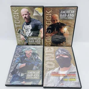 American Bad-Ass Survival Guide 1-3 DVD & Lethal Termination Tactics Fight Fast - Imagen 1 de 12