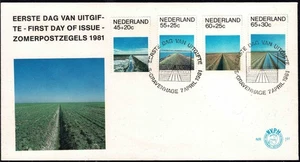 Netherlands 1980 Charity Stamps - Landscapes FDC - Set Of Four Stamps - Mint - Picture 1 of 1