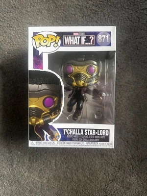 Funko POP Marvel: ¿Y si? Figura Vinilo Coleccionable T’Challa Star-Lord (SKU 22) Foto 1 de 4