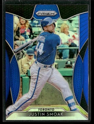 2019 Panini Prizm #11 Justin Smoak Blue Prizm - Image 1 of 2