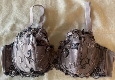 Soma Size 40C Sensuous Lace Lined Bra Underwire Brown Black - Image 1 of 4