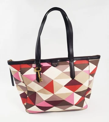 Bolso Shopper Fossil Sydney, Midcentury Geométrico Multicolor, Elegante + Resistente Foto 1 de 4