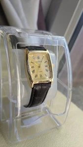 Classic and elegant vintage style Citron gold tone dial quartz watch 30/25mm - Picture 1 of 4