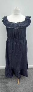 Yours Navy Blue Maxi Dress Size 24 - Picture 1 of 13