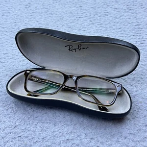 Ray-Ban Brille Brillengestell NUR RB5286 5082 Schildpatt Rechteckig 51-18-135 & Etui - Bild 1 von 18
