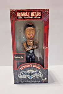 2001 WWF Rumble Heads The Undertaker 8" Figure Bobble Head Wrestling In Box VTG - Picture 1 of 17
