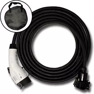 Cable de extensión Inteset 30 ft 48 Amp J1772 EV, hecho en EE. UU. para vehículos eléctricos - Imagen 1 de 4
