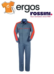 ROSSINI Tuta da Lavoro AMSTERDAM Grigio Arancione Meccanico Officina A42807 - Imagen 1 de 2