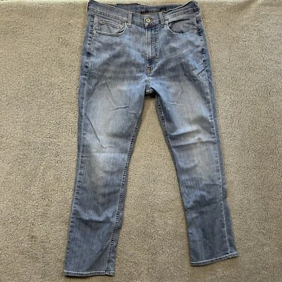Cremieux Jeans Men 36x32 Actual 32x28 Blue  Denim Straight Leg Relaxed Fit - Image 1 of 4