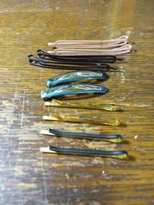 Vintage Goody Stay Tight Bobby Pins Pastels Tortoise Shell Snap Barrettes LOT - Picture 1 of 9