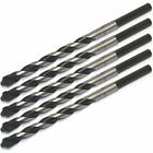 5 High Precision 5mm Bullet Masonry Drill Bits. Hex Shank. Made in Germany