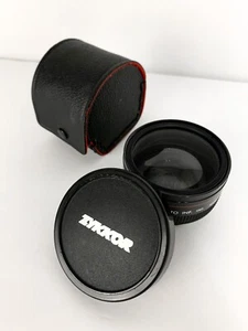 Vintage Zykkor AFCOR Auxiliary 6 ft Wide Angle Lens Auto Focus Range With Case - Picture 1 of 11