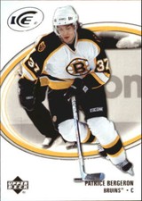 2005-06  Upper Deck Ice Boston Bruins Hockey Card #9 Patrice Bergeron