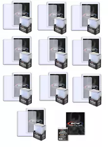 (100 Count) BCW Thick 108pt Toploader Card Holders Plus 100 Thick Sleeves 2.75mm - Picture 1 of 2