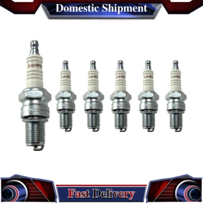 Bujía Champion Copper Plus 6 piezas para Chevrolet Corvair H6 1967-1969 2,7 Foto 1 de 3