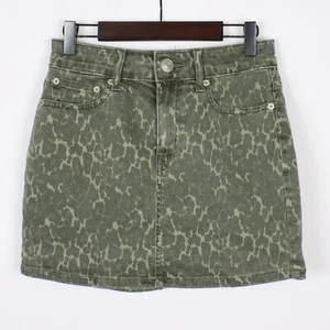 Minifalda de mezclilla de gran altura para mujer American Eagle talla 0 - Imagen 1 de 6