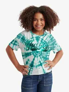 Justice Girls Dye Effect T-Shirt, Size XS 5/6 - Picture 1 of 2