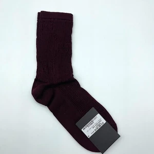 New Gucci Men's Burgundy Cotton Socks with GG Pattern M/11 536403 6200 - Picture 1 of 5