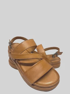 SANDALIAS MUJER MIZ MOOZ CORREA AL TOBILLO NEGRAS 37EU / 7US # A-73 - Imagen 1 de 3