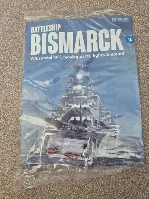 1/200 HACHETTE Bauen Die Bismarck Schiff Modell Battleship Ausgabe 16 Inc Teil - Bild 1 von 2