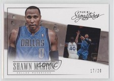 2013-14 Panini Signatures Film Onyx /20 Shawn Marion #92