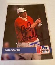BOB GOALBY SIGNED 1992  PGA TOUR PRO SET CARD 1968 MASTERS DECEASED