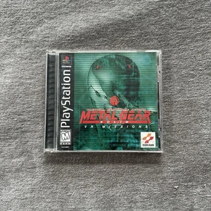 Metal Gear Solid VR Missions Sony PlayStation PS1 CIB Complete Tested Ga - Picture 1 of 8