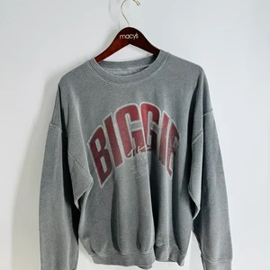 Vintage Biggie Small Life After Death Rundhals Grafik Sweatshirt grau rot - Bild 1 von 8