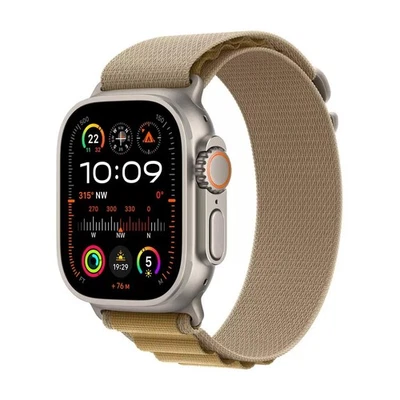 Apple Watch Ultra 49mm Titangehäuse - GPS + LTE - Orange Band - Bild 1 von 4