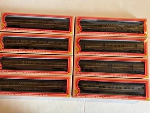 IHC HO Scale Pennsylvania RR Smooth Side P.S. Passenger Train 8 Car Set - Picture 1 of 16