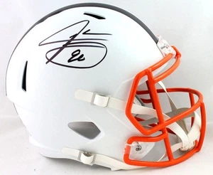 Jarvis Landry Signed Cleveland Browns F/S Flat White Speed Helmet - JSA W Auth - Picture 1 of 5