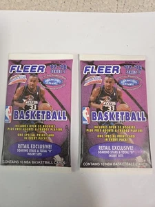 1997-98 Fleer Basketball Series 2 Retail Factory Seal 2 Pack 20 Card Kobe Rookie - Picture 1 of 6