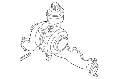 Подлинный выпускной коллектор Audi 03L-253-056 - Изображение 1 из 2