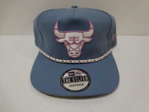 NBA Chicago Bulls LOGO Snapback Cap Hat New Era THE GOLFER Brand NEW - Picture 1 of 4