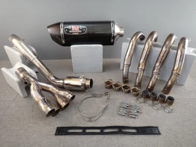 SUZUKI GSX-R750/600 08-10 K8 K9 L0 US YOSHIMURA R77Carbon Stainless Full Exhaust Foto 1 de 4